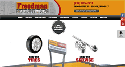 Desktop Screenshot of freedmanautoservice.com